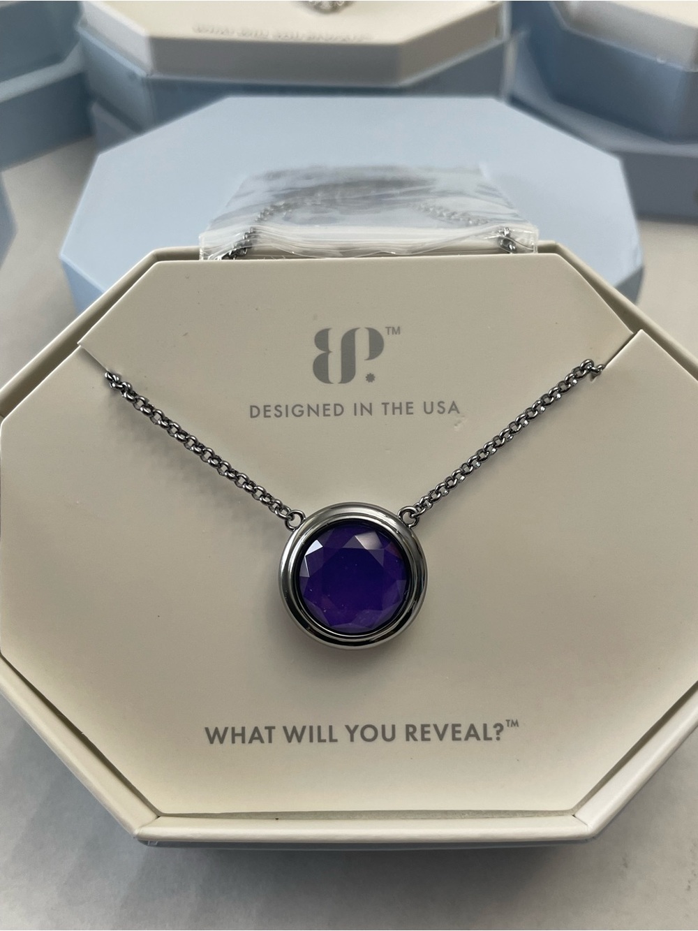 Bomb Party NK95410 'Happiness Of Forgotten Goodbyes' Hematite/Lavender Amethyst